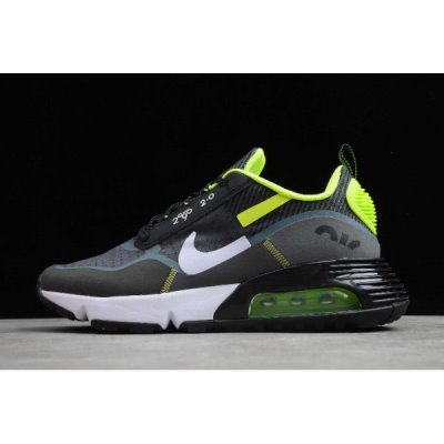 Nike Erkek Air Max 2090 2.0 Siyah / Floresan Yeşil / Gri Koşu Ayakkabısı Türkiye - K75D41NP